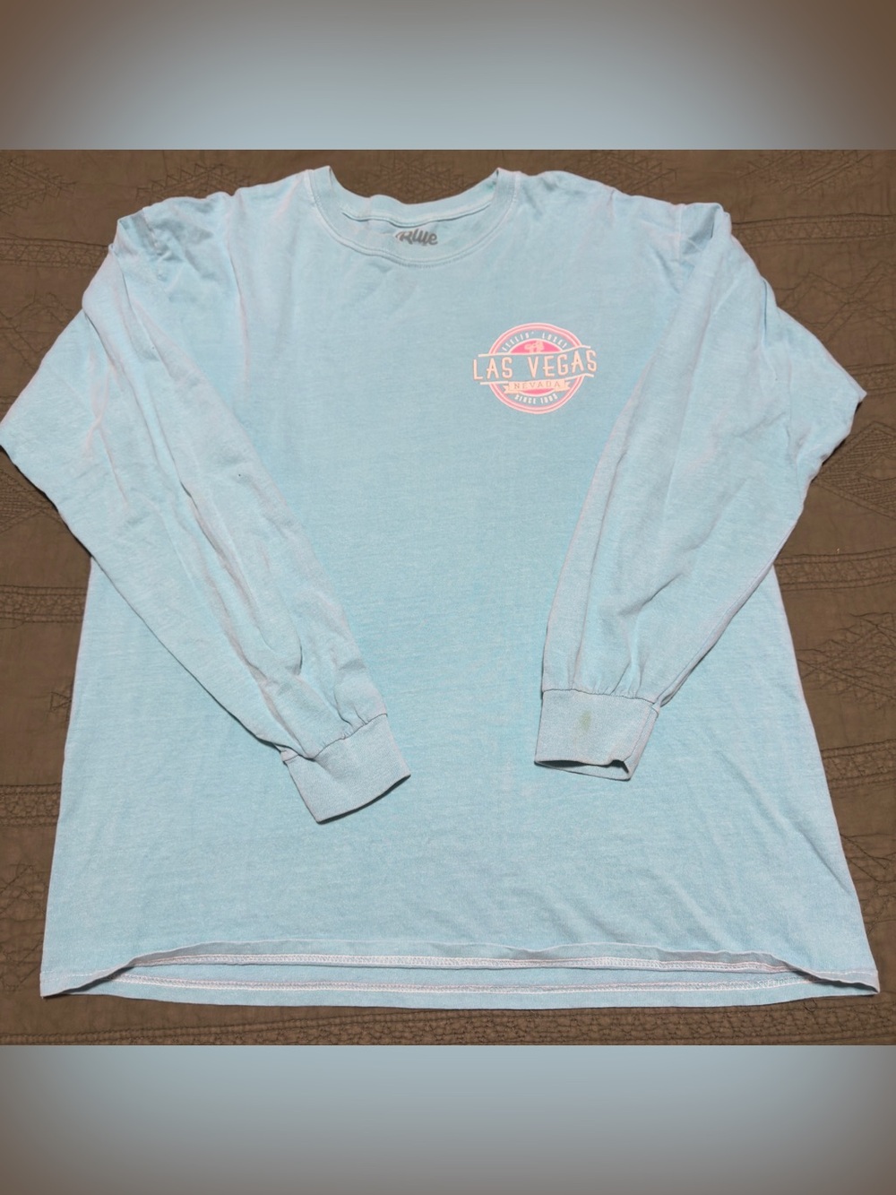 Blue 84 Las Vegas Nevada Women’s Long Sleeve Graphic T-Shirt Large